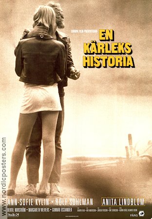 En k�rlekshistoria (1970) Poster 70x100cm Roy Andersson/Ann-Sofie Kylin/Rolf Sohlman/Anita Lindblom/Bertil Norstr�m