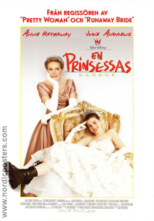 En prinsessas dagbok (2001) Poster 70x100cm Anne Hathaway/Julie Andrews