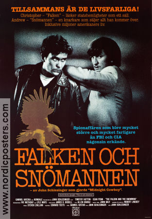Falken och sn�mannen (1987) Poster 70x100cm Sean Penn/Timothy Hutton/John Schlesinger