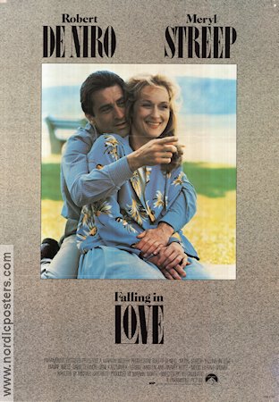 Falling in Love (1984) Poster 70x100cm Robert De Niro/Meryl Streep