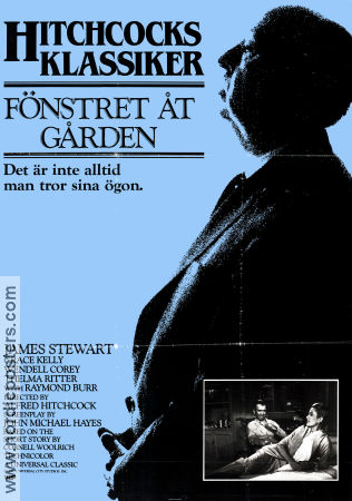 F�nstret �t g�rden (1954) Poster 70x100cm Alfred Hitchcock/James Stewart/Grace Kelly