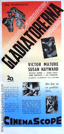 Gladiatorerna (1954) Poster 30x70cm Victor Mature/Susan Hayward
