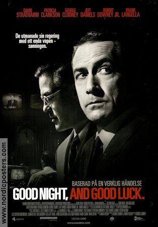 Good Night and Good Luck (2005) Poster 70x100cm George Clooney/David Strathairn