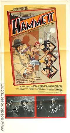 Hammett (1983) Poster 30x70cm Wim Wenders/Frederic Forrest