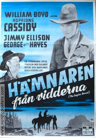 H�mnaren fr�n vidderna (1935) Poster 70x100cm William Boyd/Hopalong Cassidy