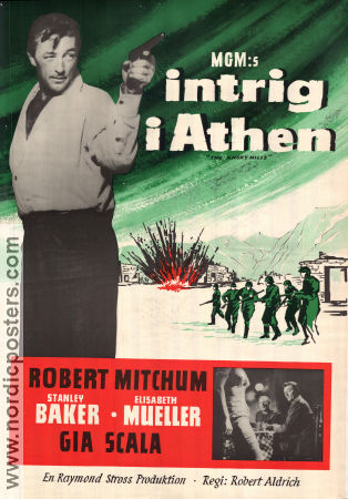 Intrig i Athen (1959) Poster 70x100cm Robert Mitchum