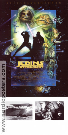 Jedins �terkomst (1983) Poster 30x70cm Mark Hamill/Harrison Ford/Carrie Fisher/George Lucas/Star Wars