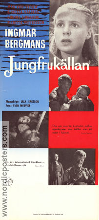 Jungfruk�llan (1960) Poster 30x70cm Ingmar Bergman/Birgitta Valberg/Gunnel Lindblom/Max von Sydow