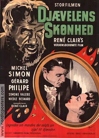 rené clair la beauté du diable la beaut 201 du diable filmaffisch 1950 denmark original rené clair la beauté du diable la beaut 201 du diable filmaffisch 1950 denmark original
