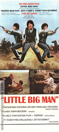 Little Big Man (1971) Poster 30x70cm Dustin Hoffman/Faye Dunaway
