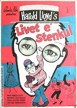 Livet e stenkul (1964) Poster 70x100cm Harold Lloyd
