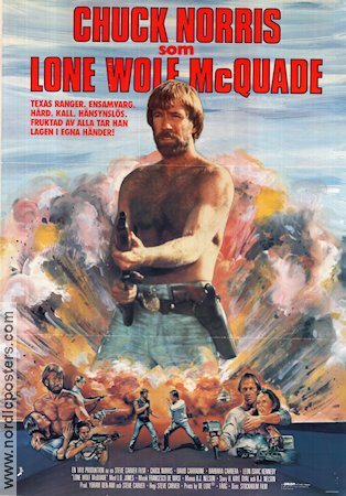 Lone Wolf McQuade (1983) Poster 70x100cm Chuck Norris/David Carradine