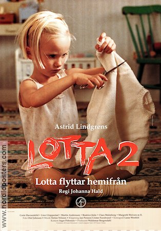 Lotta flyttar hemifr�n (1993) Poster 70x100cm Astrid Lindgren/Claes Malmberg