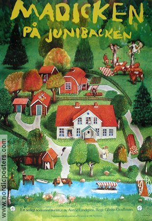 Madicken p� Junibacken (1980) Poster 70x100cm Astrid Lindgren