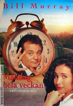 M�ndag hela veckan (1992) Poster 70x100cm Bill Murray/Andie MacDowell/Harold Ramis