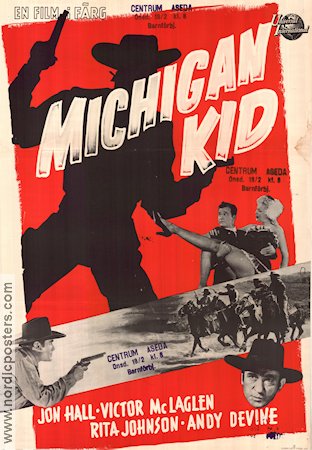 Michigan Kid (1947) Poster 70x100cm Jon Hall