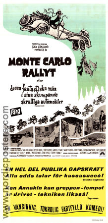 Monte Carlo-rallyt (1969) Poster 30x70cm Tony Curtis