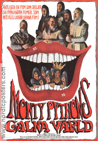 Monty Pythons galna v�rld (1977) Poster 70x100cm Monty Python/Graham Chapman/John Cleese