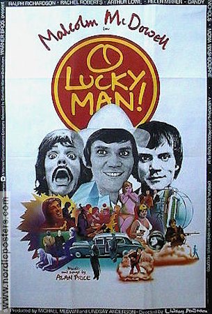 O Lucky Man (1973) Poster 70x100cm Malcolm McDowell/Alan Price