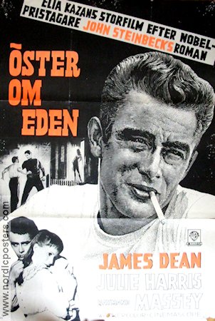 �ster om Eden (1955) Poster 70x100cm James Dean/Julie Harris/Raymond Massey/Elia Kazan/John Steinbeck