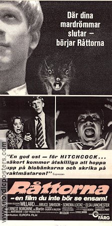 R�ttorna (1972) Poster 30x70cm Bruce Davison/Sondra Locke