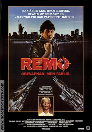 Remo Unarmed and Dangerous (1985) Poster 70x100cm Fred Ward