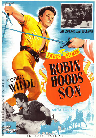 Robin Hoods son (1946) Poster 70x100cm Cornel Wilde/Robin Hood