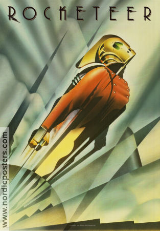 The Rocketeer (1991) Poster 70x100cm advance Bill Campbell/Timothy Dalton/Jennifer Connelly