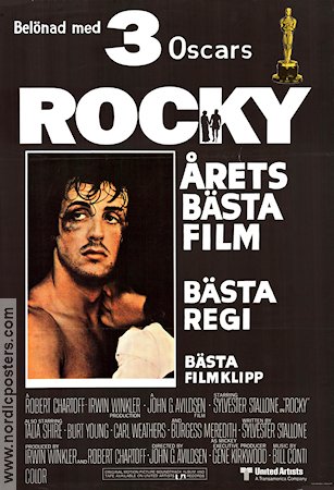 Rocky (1977) Poster 70x100cm Sylvester Stallone/Talia Shire