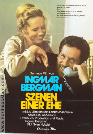 Scener ur ett �ktenskap (1973) Poster 64x85cm Germany Ingmar Bergman/Liv Ullmann/Erland Josephson