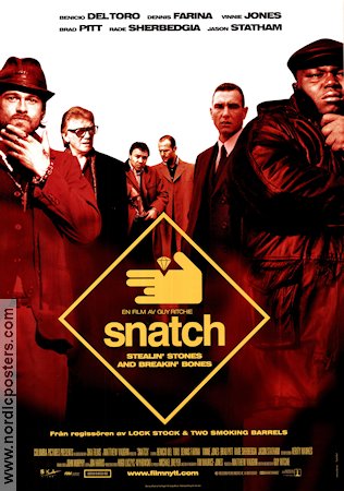 Snatch (2000) Poster 70x100cm B Brad Pitt/Vinnie Jones/Guy Ritchie