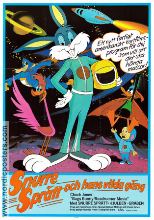 Snurre Spr�tt och hans vilda g�ng (1979) Poster 70x100cm Bugs Bunny/Animation
