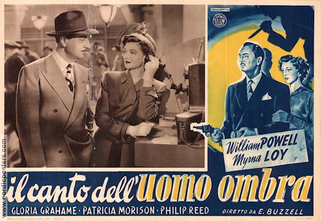 Song of the Thin Man (1949) Poster Italy William Powell/Myrna Loy