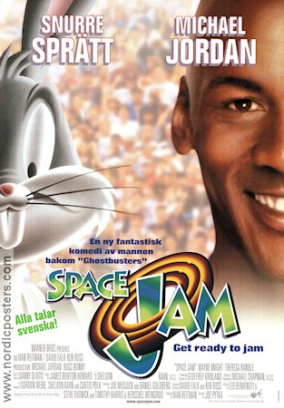 Space Jam (1996) Poster 70x100cm Bugs Bunny/Snurre Spr�tt/Michael Jordan