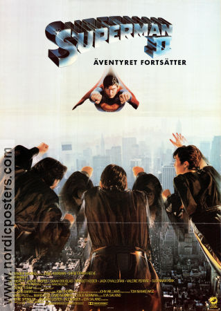 Superman 2 (1980) Poster 70x100cm Christopher Reeve/Gene Hackman/St�lmannen