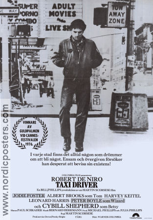 Taxi Driver (1976) Poster 70x100cm Robert De Niro/Jodie Foster/Martin Scorsese/Cybill Shepherd/Harvey Keitel