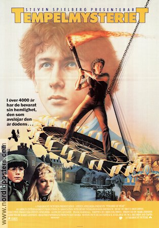 Tempelmysteriet (1985) Poster 70x100cm Steven Spielberg/Sherlock Holmes