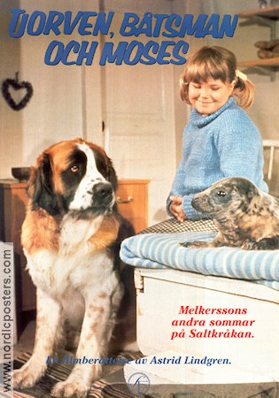 Tjorven B�tsman och Moses (1964) Poster 70x100cm Astrid Lindgren/Saltkr�kan