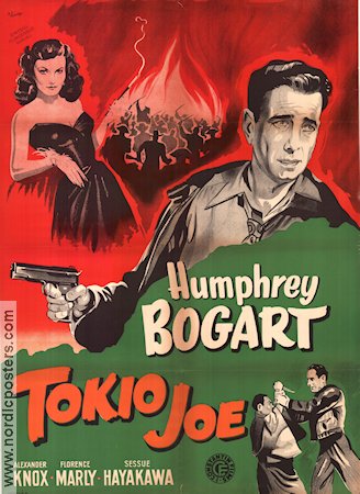 Tokyo Joe (1949) Poster 62x84cm Denmark Humphrey Bogart/Florence Marly