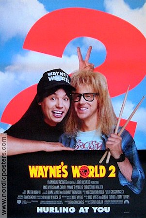 Wayne's World 2 (1994) Poster 68x102cm USA Mike Myers/Dana Carvey