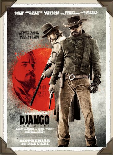 Köp Django Unchained filmaffisch 2012