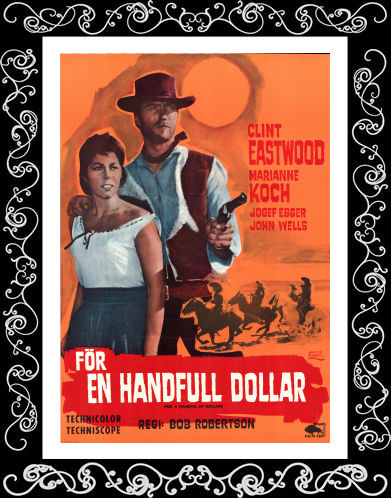 Köp För en handfull dollar 1966 Clint Eastwood filmaffisch
