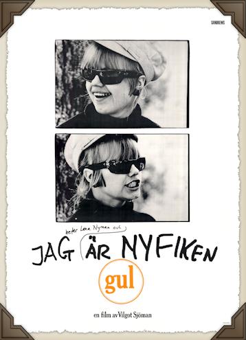 Köp Jag är nyfiken gul fimaffisch 1967