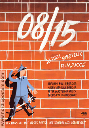 08-15 1954 poster Joachim Fuchsberger Helen Vita Paul Bösiger Paul May Krig