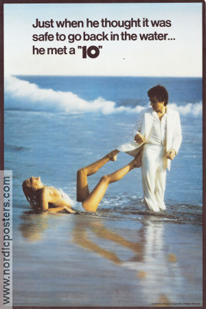 10 Ten 1979 poster Dudley Moore Bo Derek Julie Andrews Blake Edwards Strand Romantik