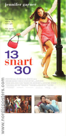 13 snart 30 2004 poster Jennifer Garner Mark Ruffalo Judy Greer Gary Winick