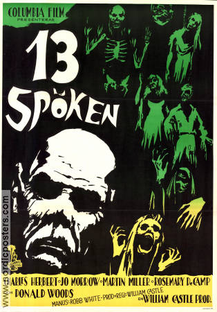 13 spöken 1960 poster Charles Herbert Jo Morrow William Castle