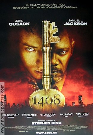 1408 2007 poster John Cusack Samuel L Jackson Mikael Håfström