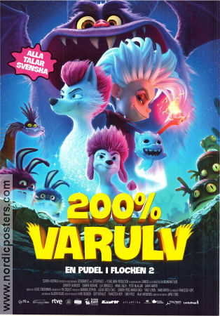 200% varulv 2024 poster Ilai Swindells Alexs Stadermann Animerat