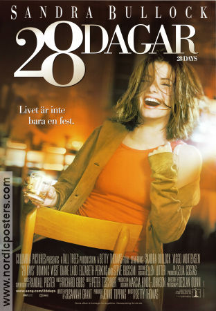 28 dagar 2000 poster Sandra Bullock Viggo Mortensen Dominic West Betty Thomas